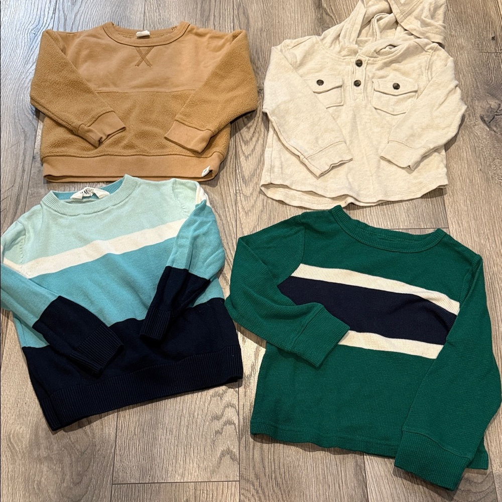 Kids' Multicolor Long Sleeve Tops Set